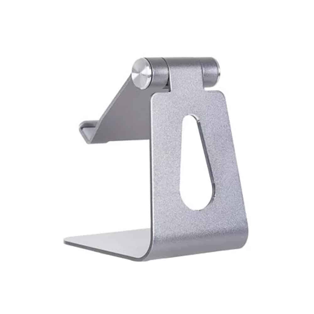 Mobile Phone Desktop Adjustable Dock Cradle – Silver