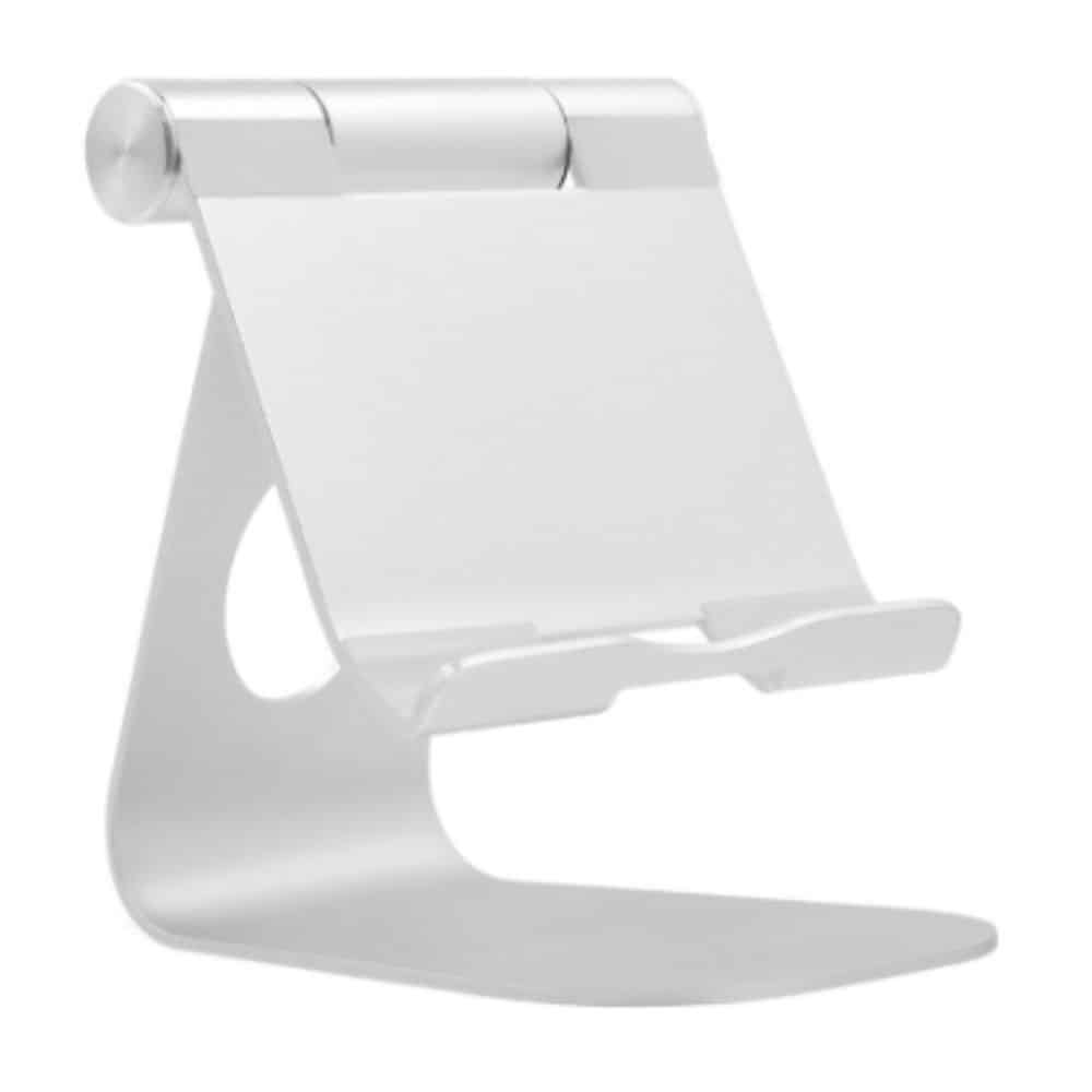 Mobile Phone Desktop Adjustable Dock Cradle – Silver