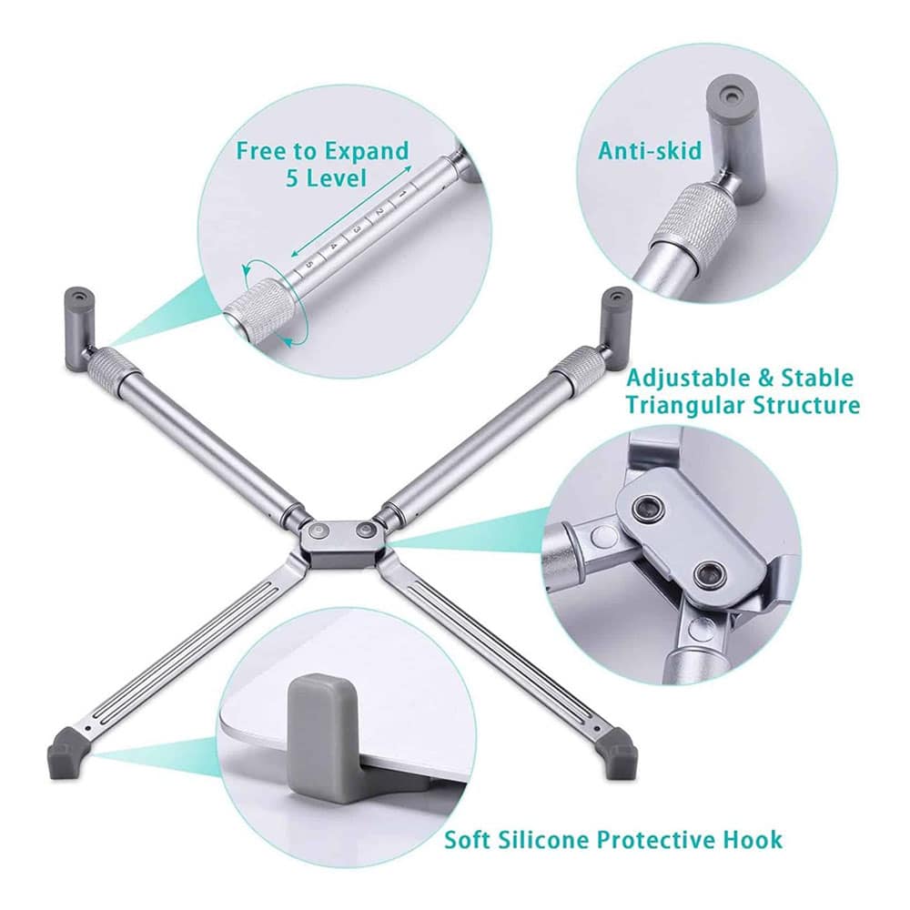 Ergonomic Foam Cushion & Laptop Stand Work-from-Home Bundle